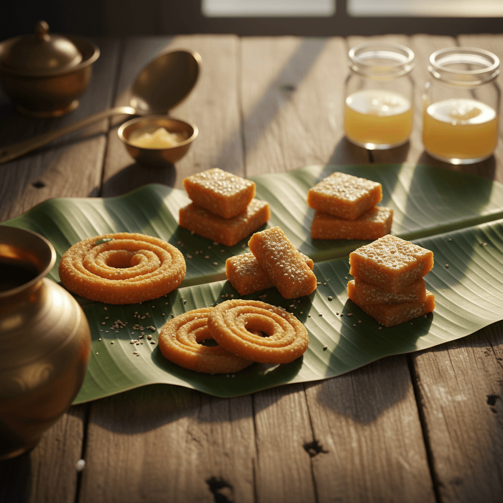 Traditional Nellai sweets made fresh daily