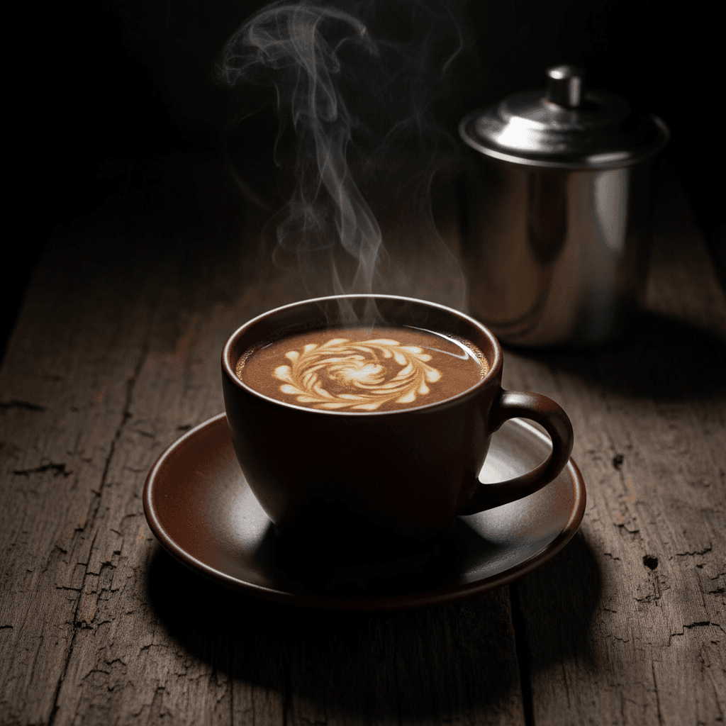 Freshly brewed South Indian filter coffee